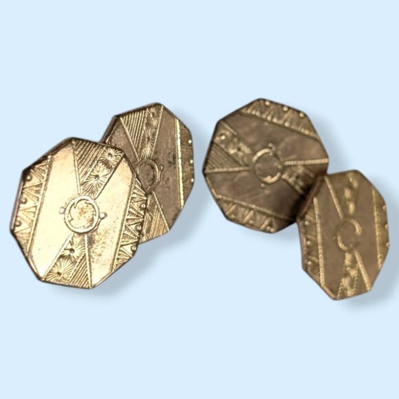 Antique Parks Bros & Rogers Cufflinks - Picture 2 of 5